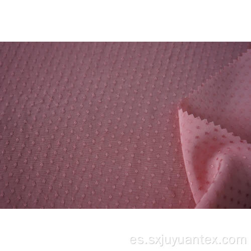 Tela teñida jacquard de punto suizo 100% viscosa